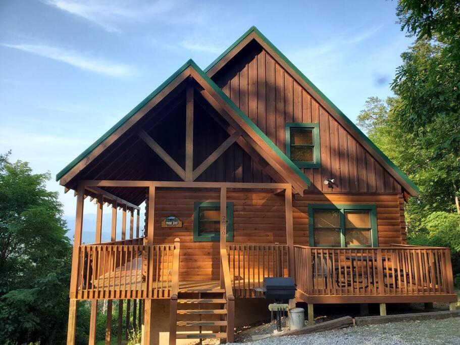 セバービル Yogi'S Den: Breathtaking Views! 3 Min To Dollywood, On 1 Acre!ヴィラ エクステリア 写真