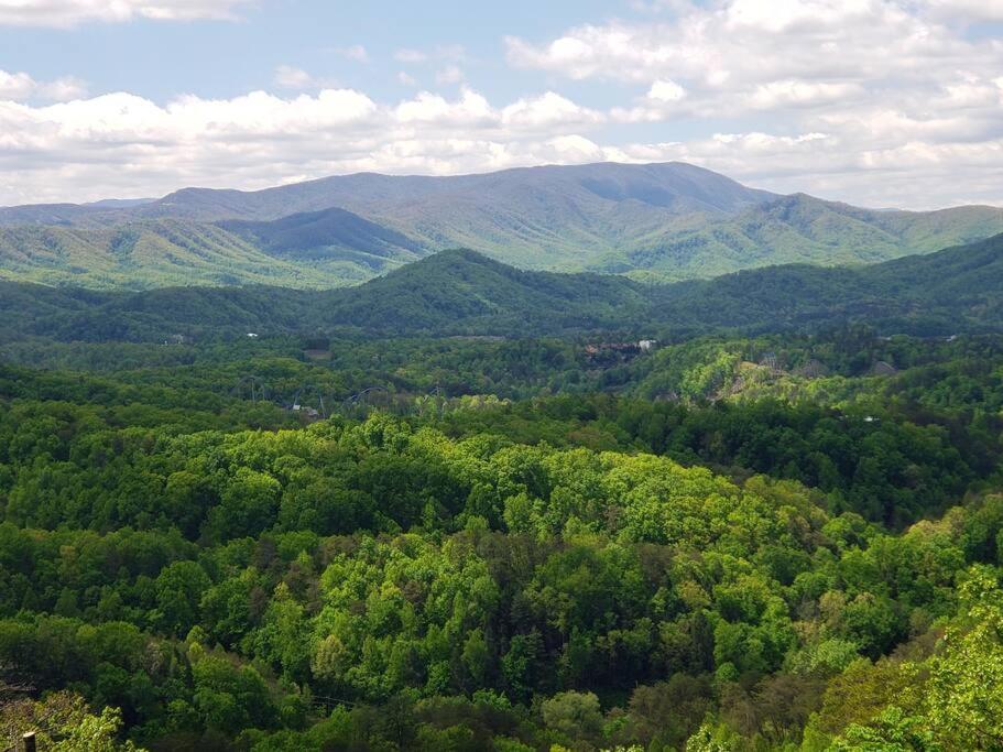 セバービル Yogi'S Den: Breathtaking Views! 3 Min To Dollywood, On 1 Acre!ヴィラ エクステリア 写真