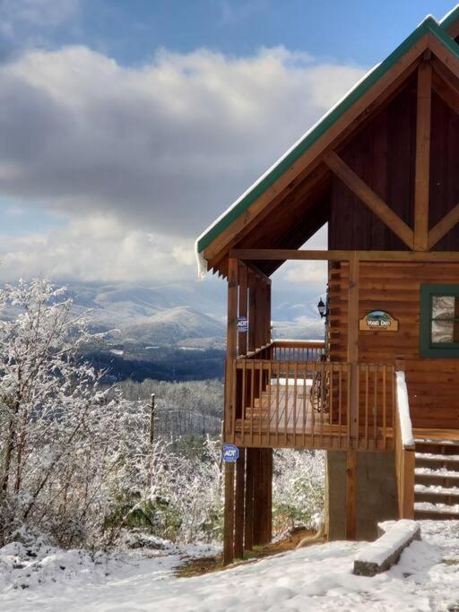 セバービル Yogi'S Den: Breathtaking Views! 3 Min To Dollywood, On 1 Acre!ヴィラ エクステリア 写真